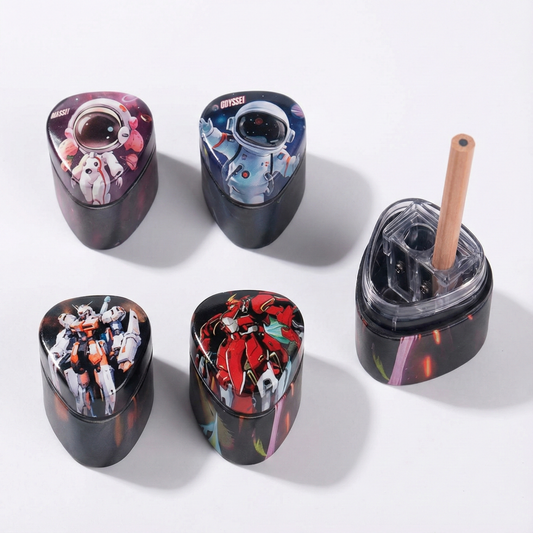 Space & Robot Dual-Hole Pencil Sharpener