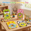 Wooden 2 in 1 Educational Clock Puzzle & Shape Sorter