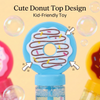 Cute Donut Bubble Wands for Kids - Colorful Bubble Toys