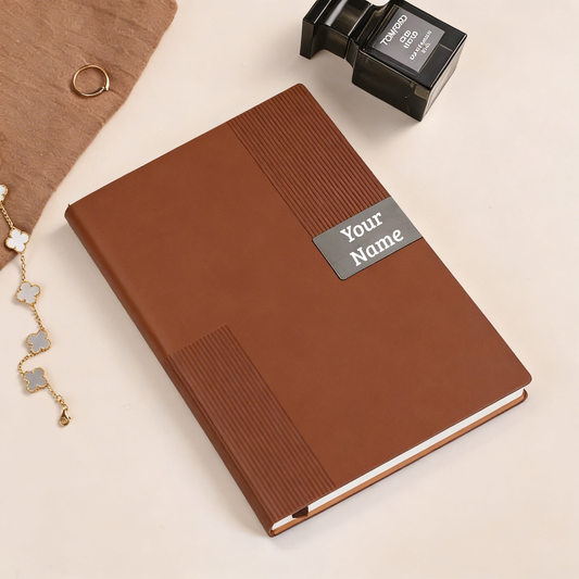 Personalized A5 Notebook – Corporate & Personal Gifting | Brown