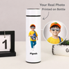 Personalized Photo & Name LED Temperature Bottle