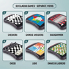 6-in-1 Magnetic Board Game Set | Chess, Ludo, Checkers & More