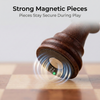 Woodlike Magnetic Chess Set | Foldable Travel Board Game