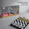 Silver & Gold Magnetic Chess Set | Foldable Travel Board Game