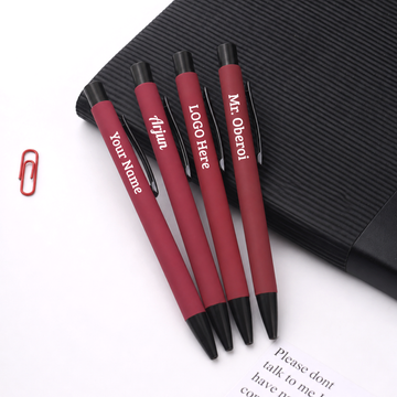 Matte Maroon Personalized Ballpoint Pen