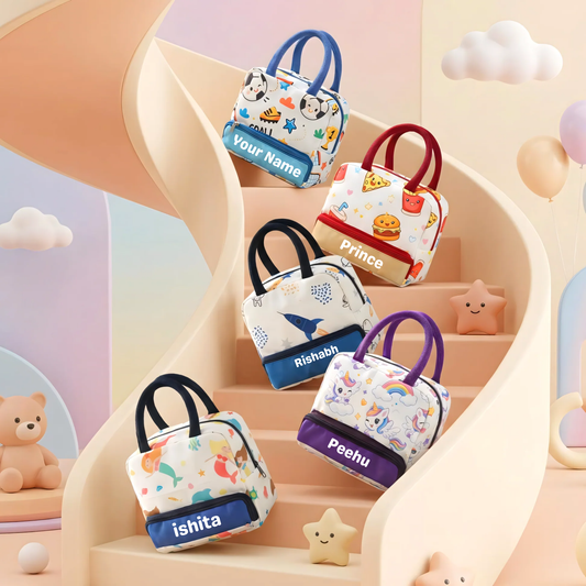 Personalized Kids Insulated Custom Name Lunch Bag