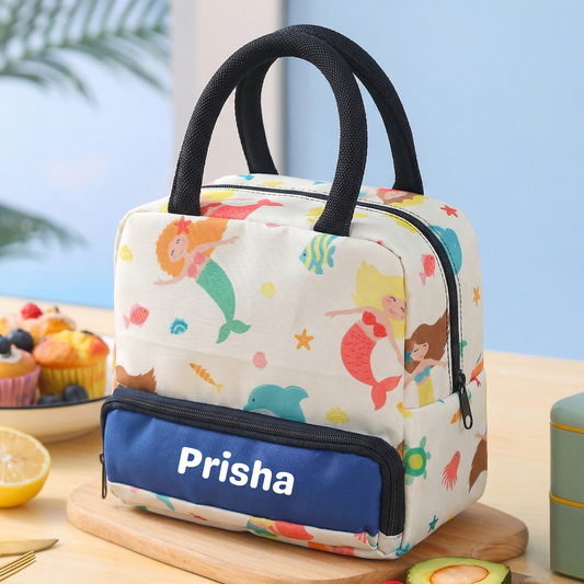 Personalized Mermaid Insulated Lunch Bag