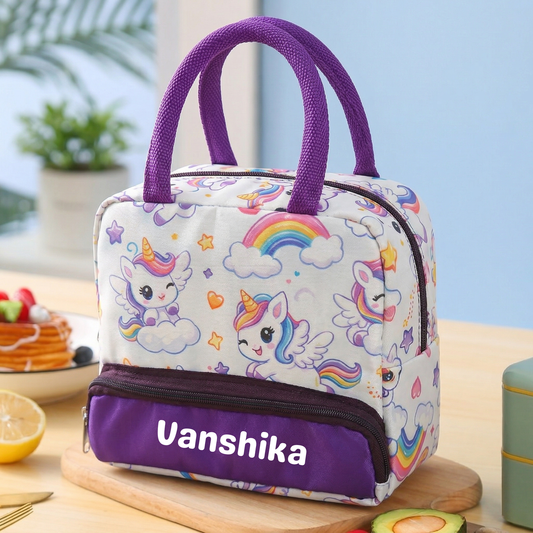 Personalized Unicorn Insulated Lunch Bag