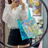 Holographic Tote Bag – Trendy Transparent Bag