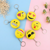 Emoji Round Mini Metal Tin Box Keychain