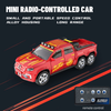 Mini Remote Control Alloy 1:64 RC Truck with Detachable Trailer