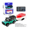 Mini Remote Control Alloy 1:64 RC Truck with Detachable Trailer