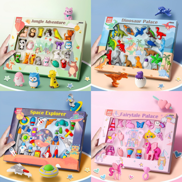 Big 3D Cartoon Eraser Gift Set