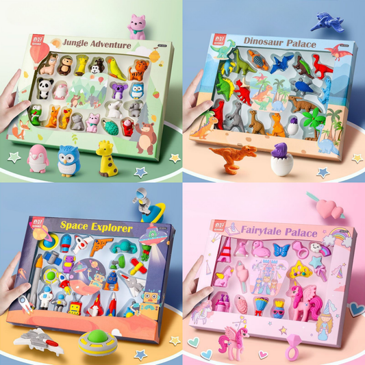 Big 3D Cartoon Eraser Gift Set