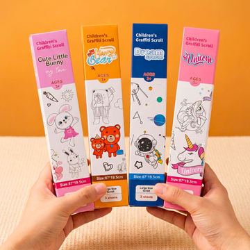 Children's Coloring Graffiti Scroll