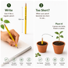 Giftoo Eco-Friendly Plantable Seed Pencils | Write Today, Plant Tomorrow