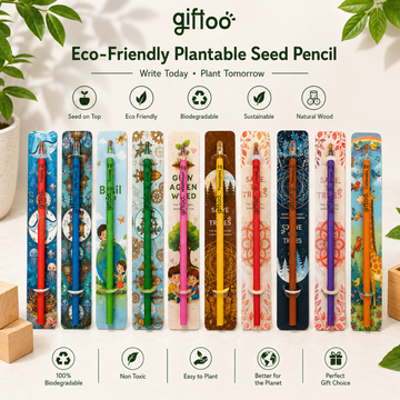 Giftoo Eco-Friendly Plantable Seed Pencils | Write Today, Plant Tomorrow