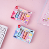 Novelty Lipstick Eraser Set of 4 | Colorful & Portable