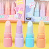 Novelty Lipstick Eraser Set of 4 | Colorful & Portable