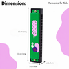 16-Holes Cute Cartoon Metal Harmonica for Kids