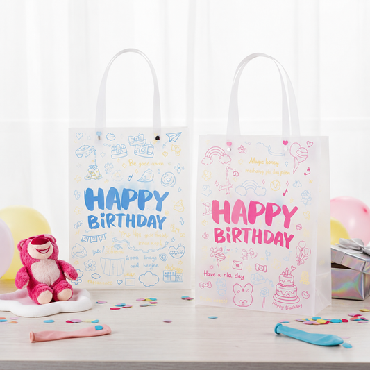 Happy Birthday PVC Gift Bag