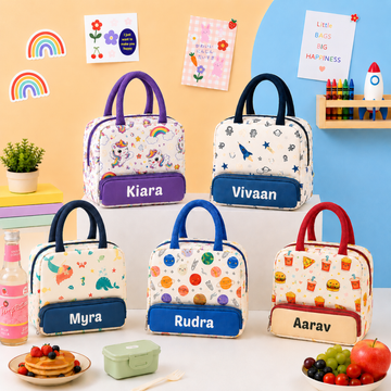 Personalized Kids Insulated Custom Name Lunch Bag