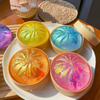 Glitter Dumpling Squishy With Steamer Container | Kawaii Fidget Toy