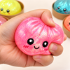 Glitter Dumpling Squishy With Steamer Container | Kawaii Fidget Toy