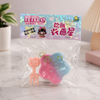 Gradient Star Squishy Toy with Kitty Fork