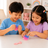 Gradient Star Squishy Toy with Kitty Fork