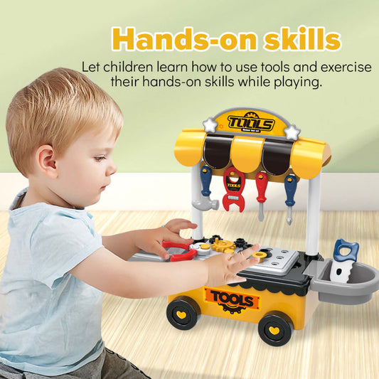 Tools a Master (24 Pcs Mobile Tool Cart Playset)