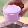 Kids Cute Secret Character Stainless Steel Single Compartment Lunch Box | 500ml + 80ml Bowl