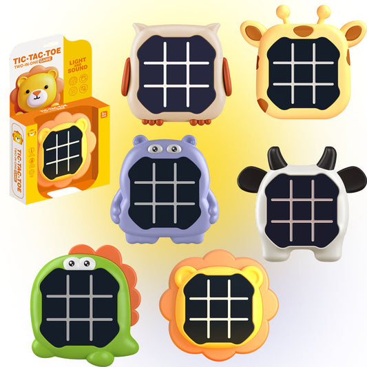 2-in-1 Tic Tac Toe Portable Game - Play Anytime, Anywhere!
