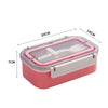 Yum Yum 2 Grid Stainless Steel Lunch Box - 650ml