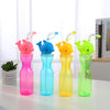 Cartoon Animal Sipper Bottle with Flexible Straw