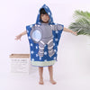 Kids’ Hooded Microfiber Bath Towel | Quick-Dry Cloak with Animal Prints