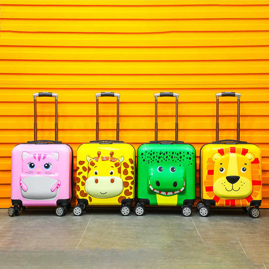 Animal Adventure Kid's Travel Luggage Suitcase/Trolley Bag