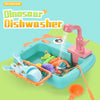 Kids’ Dinosaur Kitchen Sink Playset – Electric Dishwasher with Real Running Water