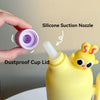 Cartoon Portable Bottle | Double Mouth with Straw & Handle - 800ml