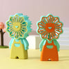 Cartoon Handheld Fan – USB Rechargeable & Portable