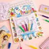 Kids Reusable Drawing & Writing Tablet / Whiteboard Set