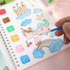 Doodle & Dream: 10 Pages Spiral Coloring Book + Brush