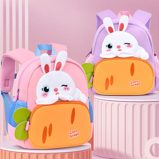 Cute Bunny Kids School Bag | Lightweight Toddler Backpack