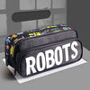 Extra Large Cartoon Pencil Case – Double-Layer Storage Magic