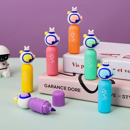Astronaut 6-Colour Highlighter Set | Brighten Every Note