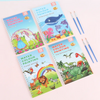 Doodle & Dream: 10 Pages Spiral Coloring Book + Brush