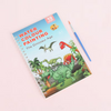 Doodle & Dream: 10 Pages Spiral Coloring Book + Brush