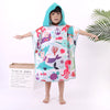 Kids’ Hooded Microfiber Bath Towel | Quick-Dry Cloak with Animal Prints