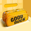 Extra Large Cartoon Pencil Case – Double-Layer Storage Magic
