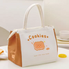 Cute Aesthetic Thermal Insulated Lunch Bag | Portable Zipper Thermal Tote